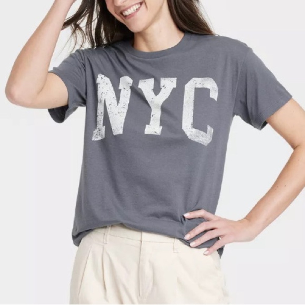 Grayson/Threads NYC Graphic Tee - Navy Blue - Size XS (NWT)